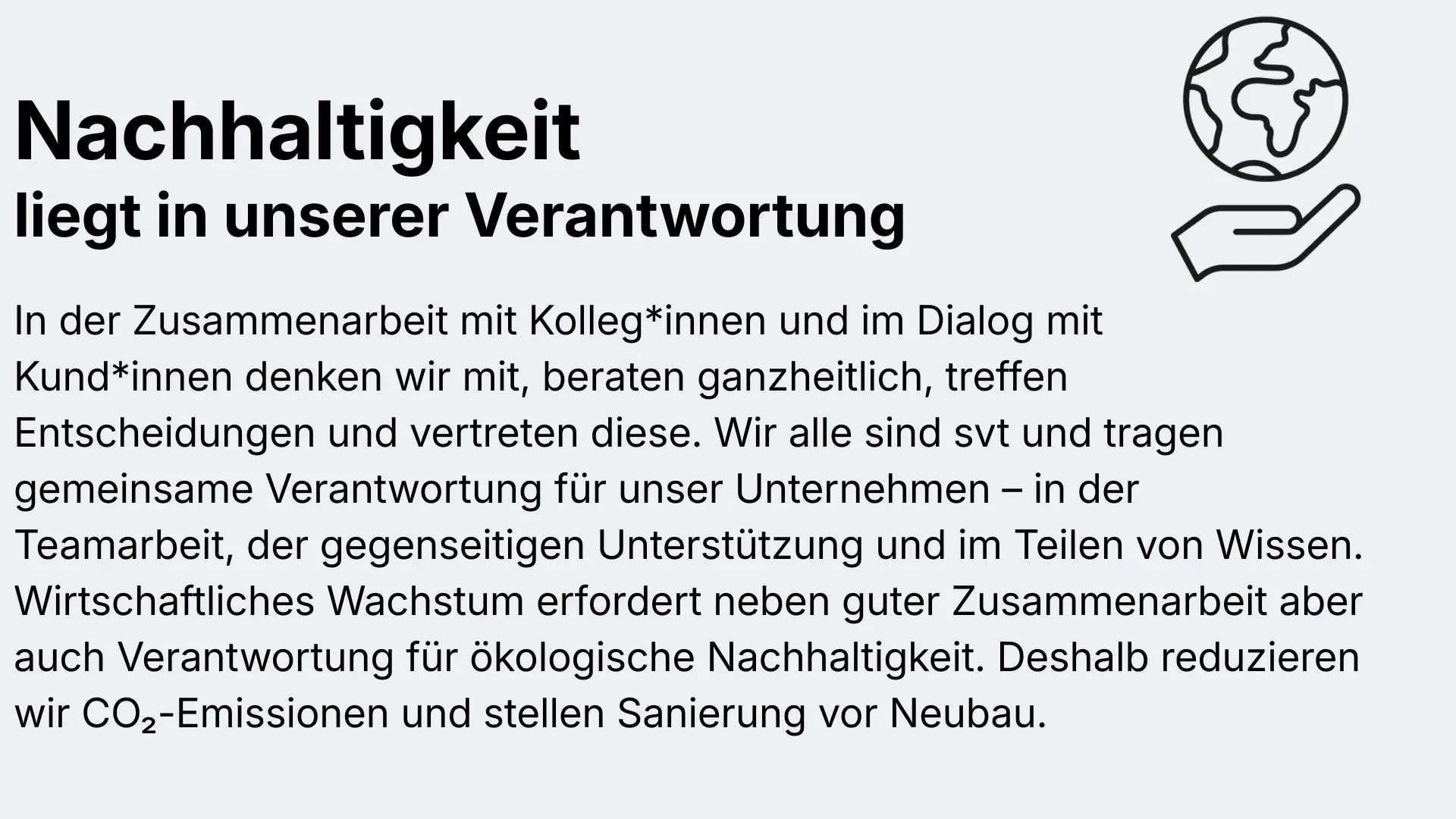 Nachhaltigkeit