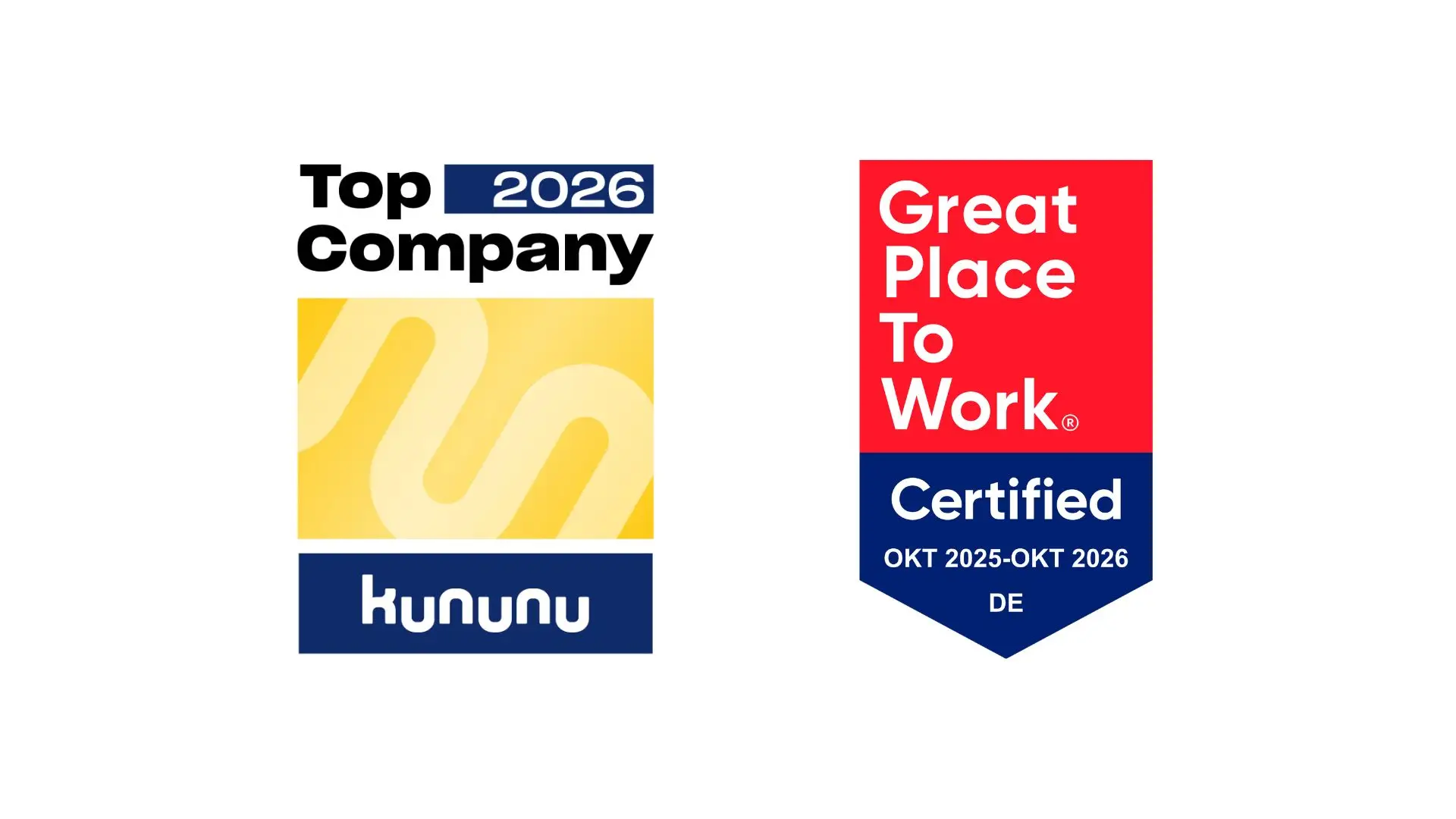 kununu und Great Place to Work Siegel